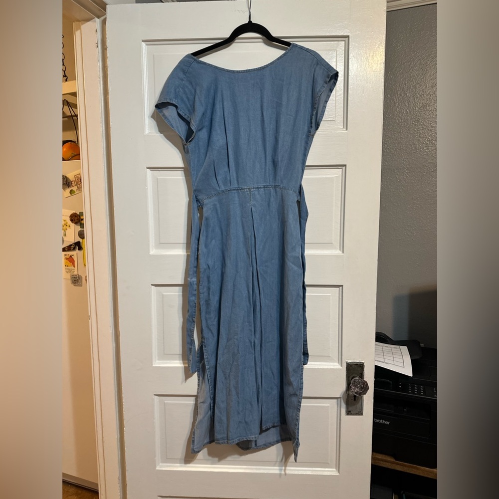 Zara jean dress with tie back